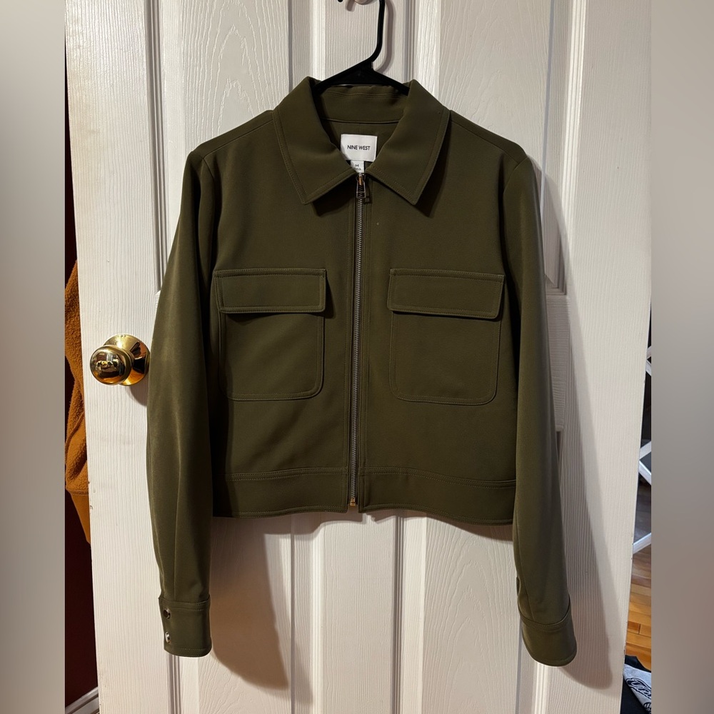 Nine West Olive Utility Jacket